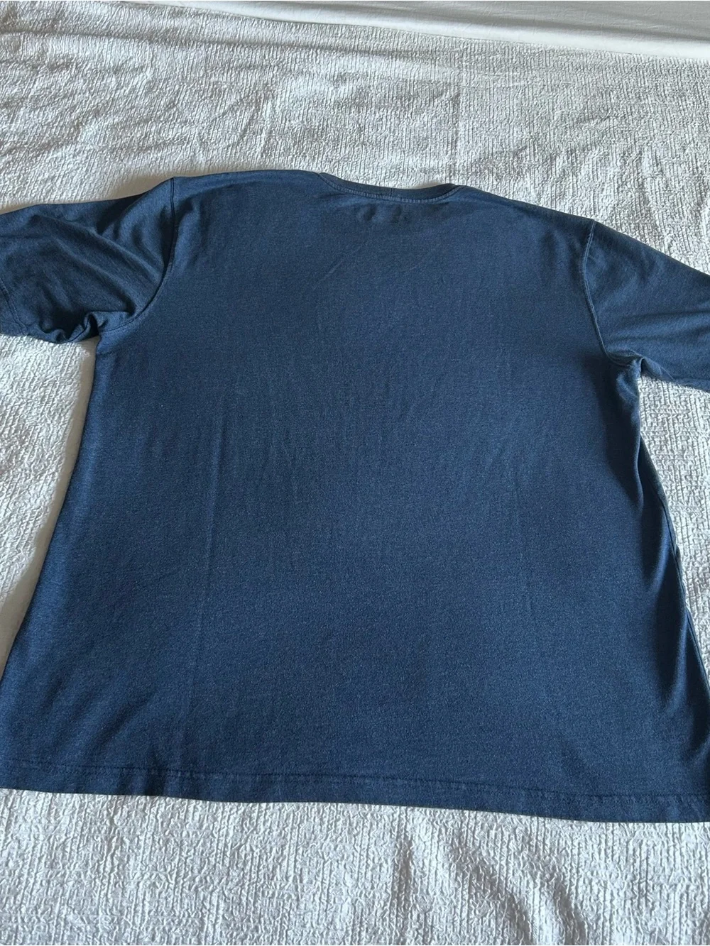 Carhartt Navy Short-Sleeve Tee with Lime Logo Large Tall
